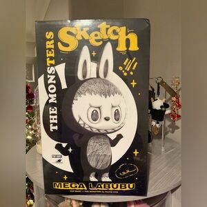 The Monsters Sketch Mega Labubu 400% NIB